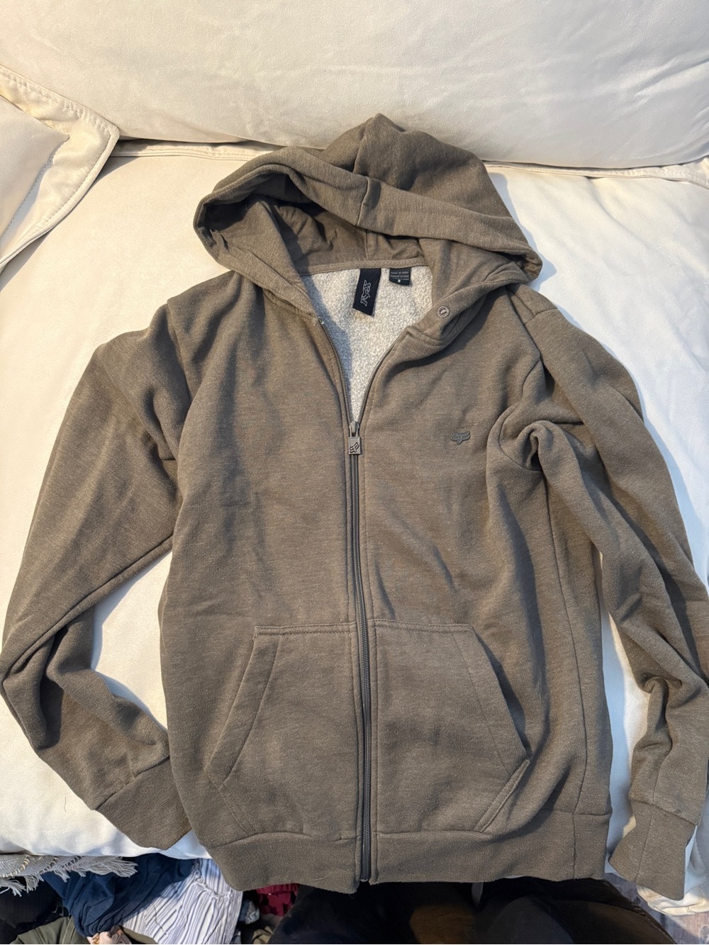 Fox men’s olive Zip Hoodie